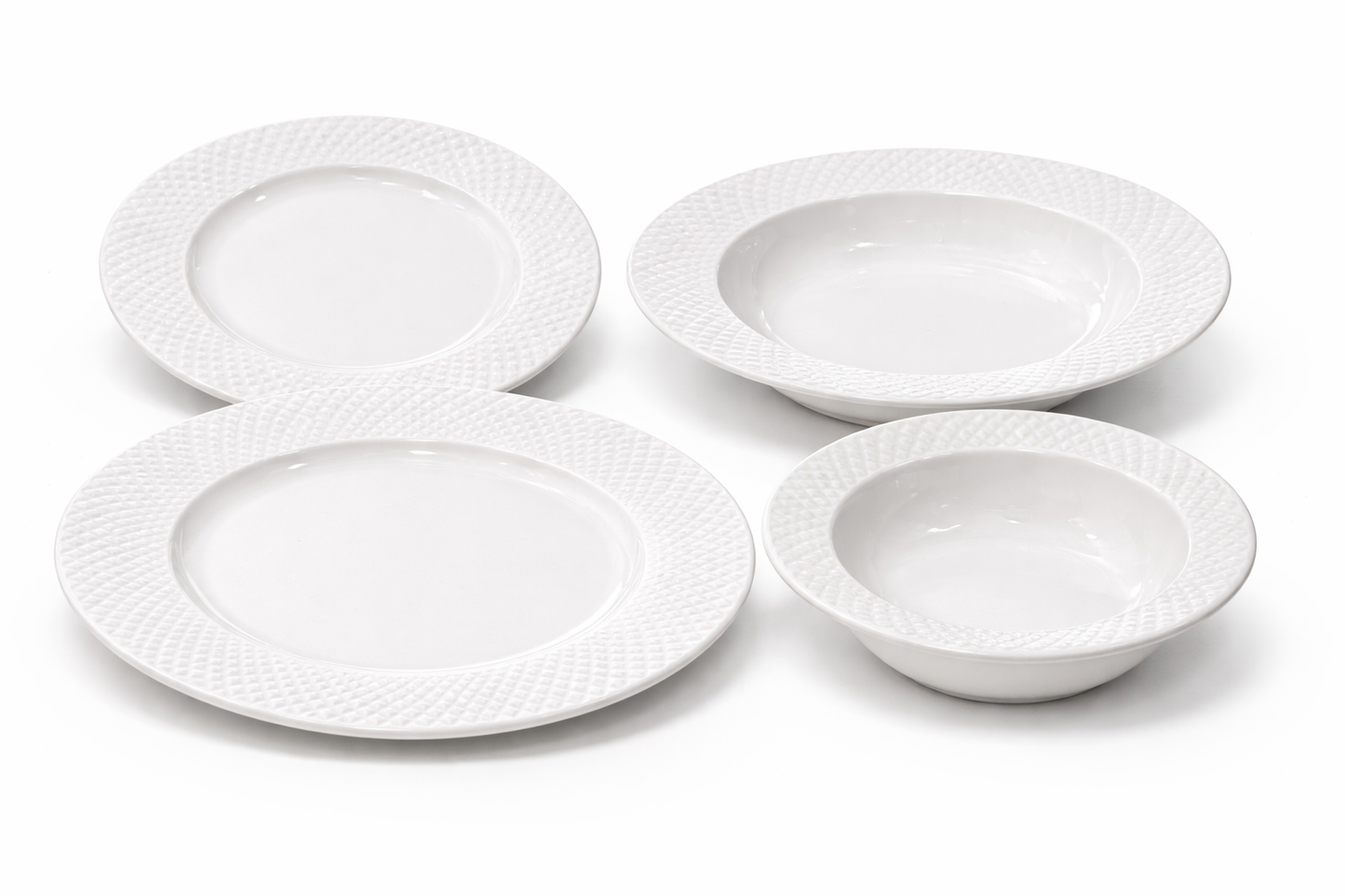Set nil 24 pièces Blanc