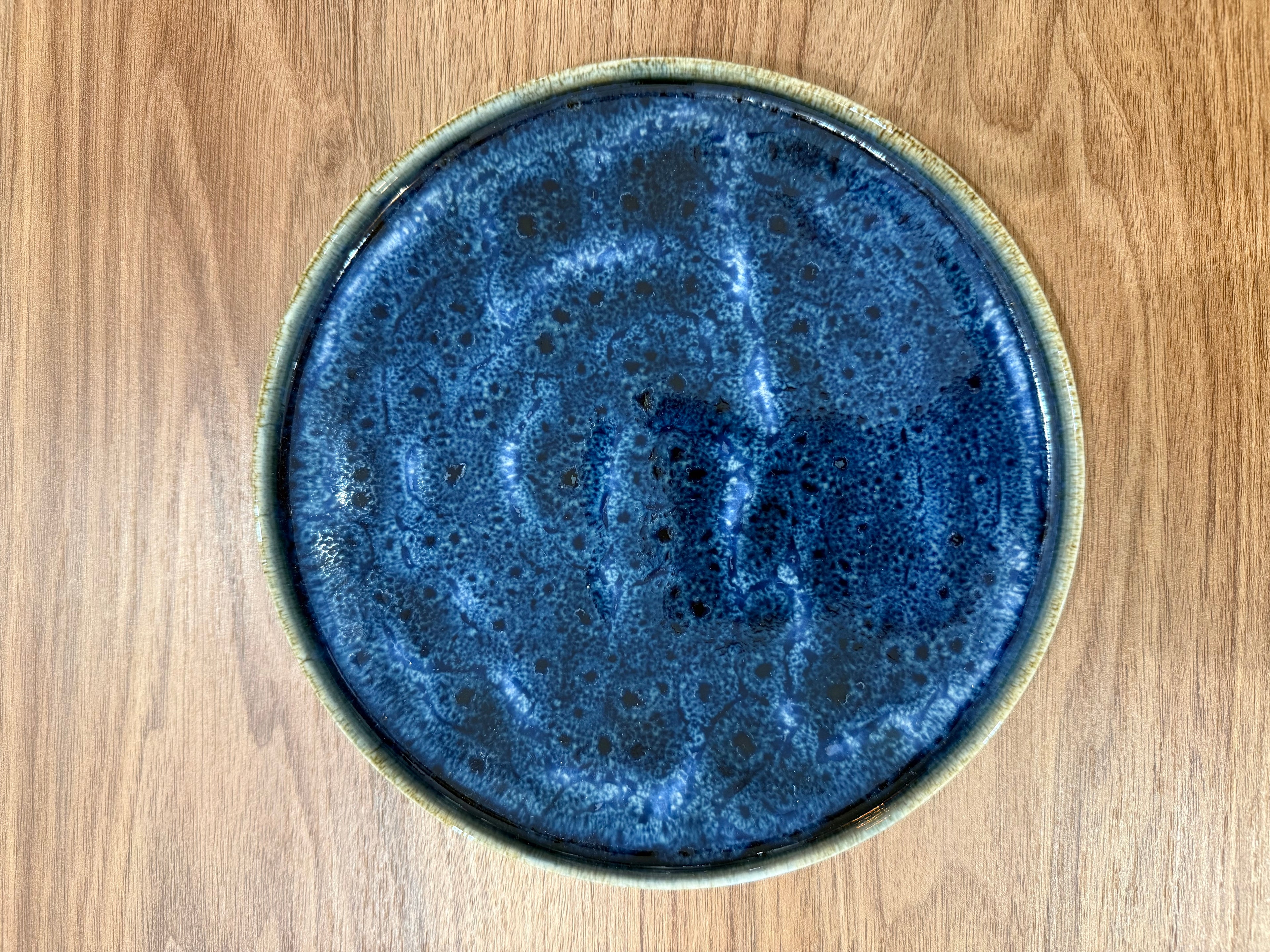 Assiette à dessert Bleu marine