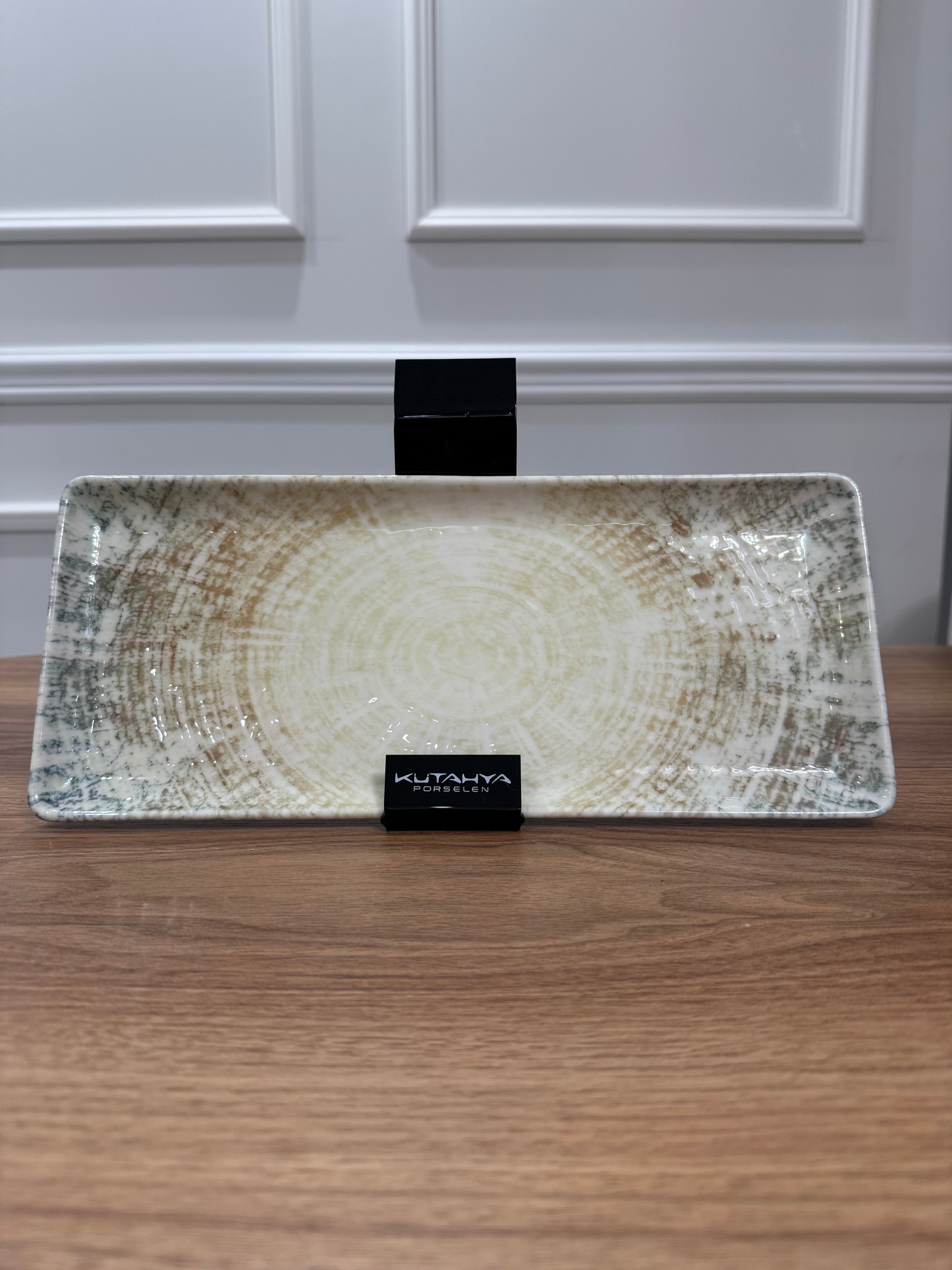 Assiette rectangulaire