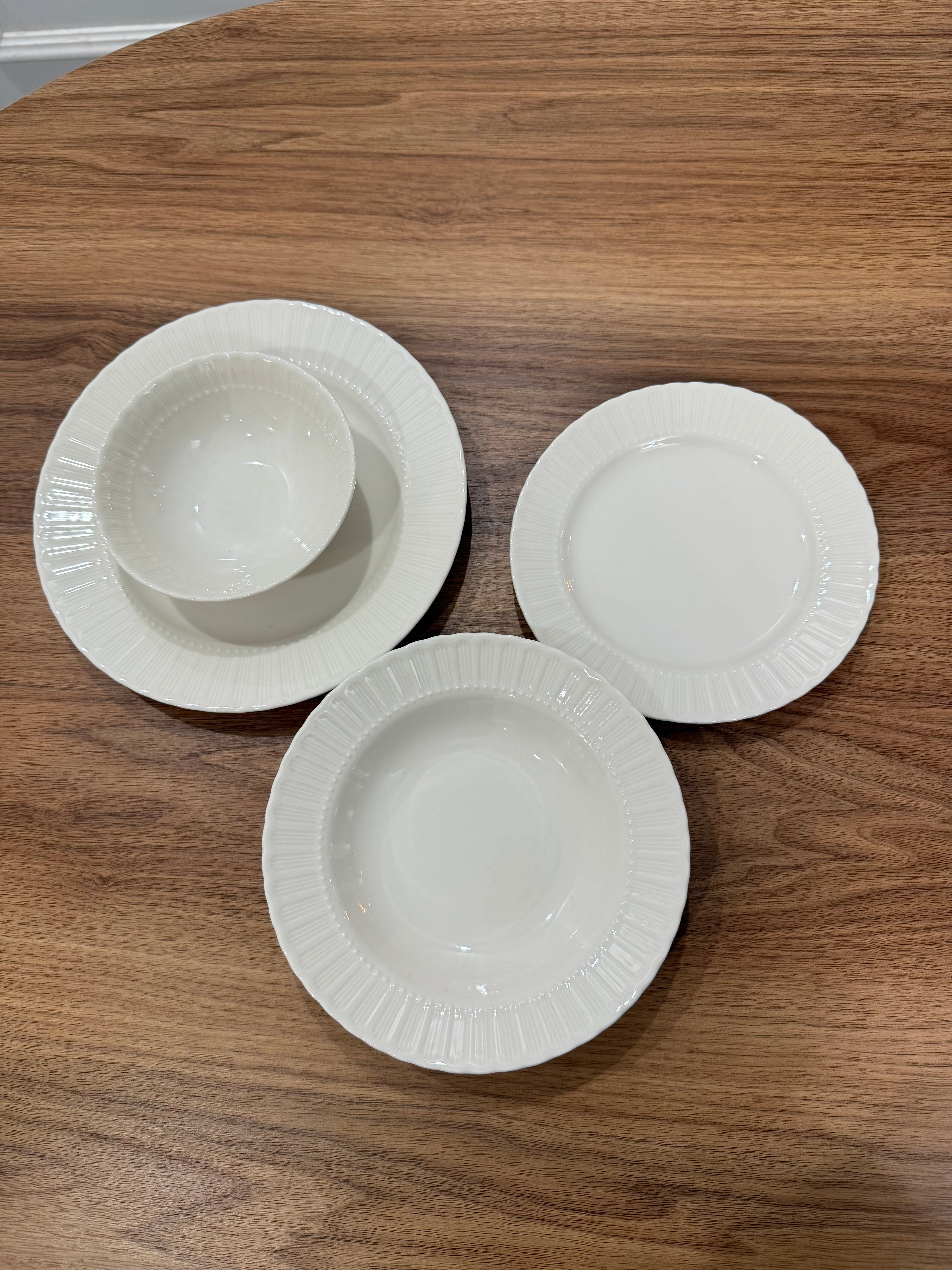 Set 24 pièces blanc